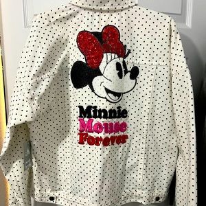 Minnie Mouse Polka Dot Denim Jacket